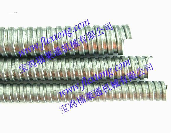 供應(yīng)山西福萊通單扣（雙扣）鍍鋅金屬軟管 單扣雙扣鍍鋅金屬軟管