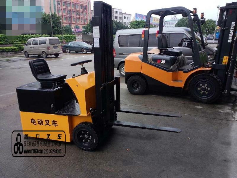 供應電動叉車 三支點高起升叉車 全電動液壓堆高車 簡易型升降