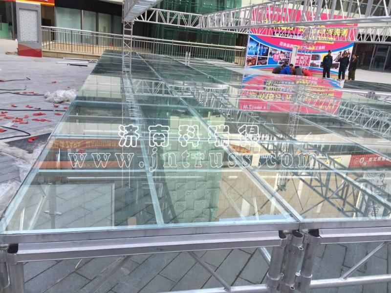 供應鋁合金玻璃舞臺磨砂玻璃舞臺