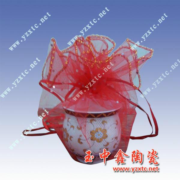 供應精美陶瓷喜糖罐供應