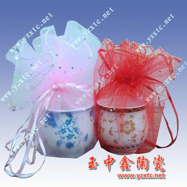 供應精美陶瓷喜糖罐供應