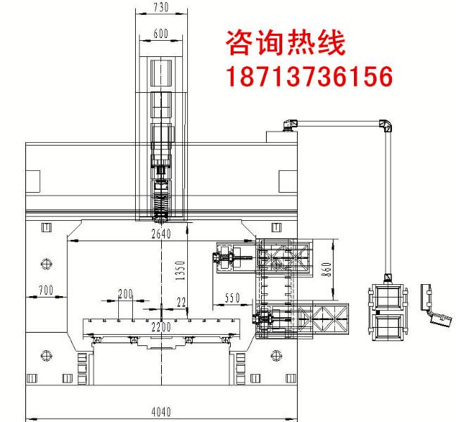 供应大型数控龙门铣床DHXK4016