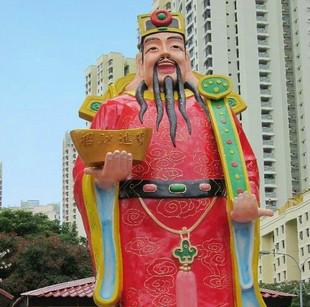 玻璃鋼財(cái)神雕塑圖片