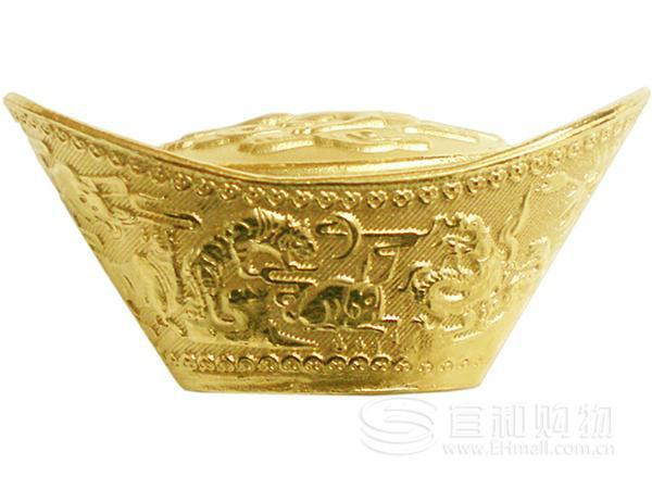 仿真金元寶雕塑圖片