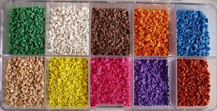 供應(yīng)EPDM彩色顆粒面層現(xiàn)澆地坪小區(qū)橋面EPDM塑膠地面