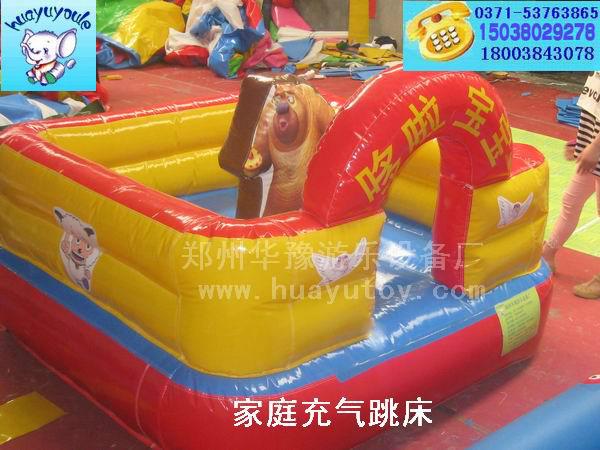 供應幼兒園游樂玩具充氣蹦蹦床充氣滑梯