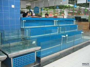 供應(yīng)青島魚缸定做