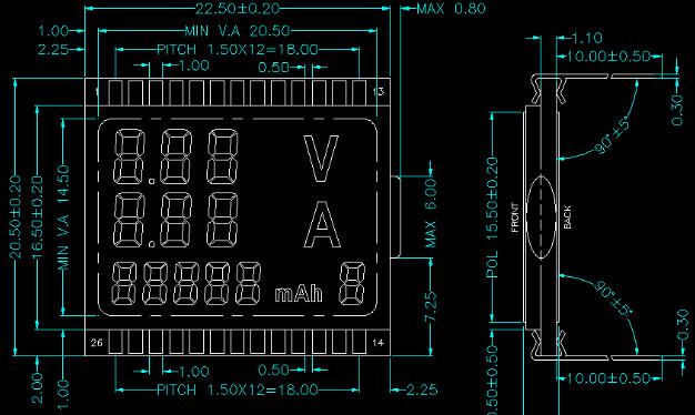 供應(yīng)移動(dòng)電源LCD液晶屏