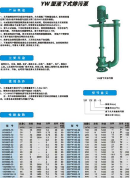 供應(yīng)上海人民YW無(wú)堵塞排污泵維修，人民污水泵維修電話