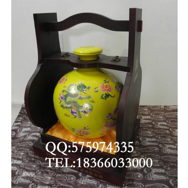 供應(yīng)10斤原漿酒壇酒架 定制白酒包裝盒禮盒定做白酒木禮