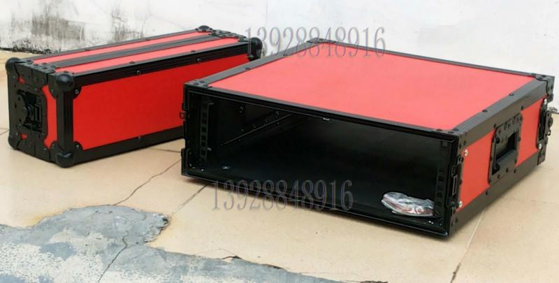 供應3U功放機箱紅黑色功放航空箱