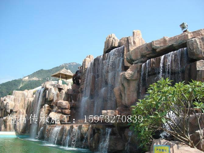 供應(yīng)水泥塑石假山施工之貴州
