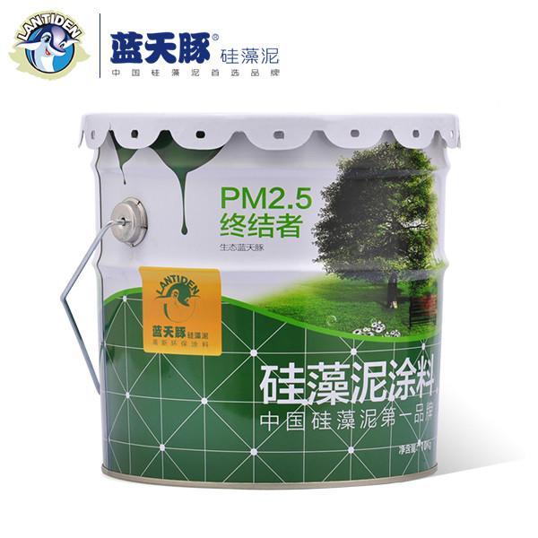 供应蓝天豚硅藻泥生态系列 PM2.5终结者 液态高新环保涂料图片