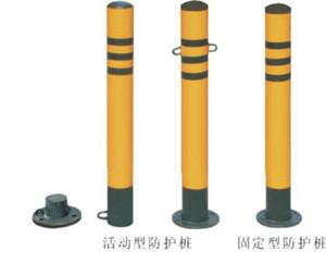 龙岩钢铁警示柱防撞杆图片