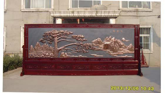 供應(yīng)長城紅木屏風(fēng)-6米沁園春屏風(fēng)