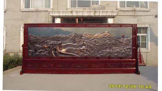 供應(yīng)長城紅木屏風(fēng)-6米沁園春屏風(fēng)