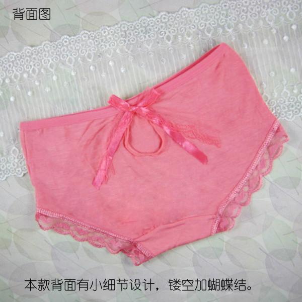 供應性感鏤空竹纖維女式內(nèi)褲 竹纖維中腰收腹女士內(nèi)褲