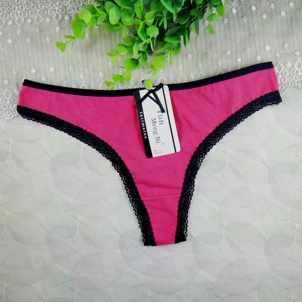 供應(yīng)性感外貿(mào)女士內(nèi)褲純棉丁字褲 現(xiàn)貨女士丁字褲批發(fā) 外貿(mào)全棉T褲