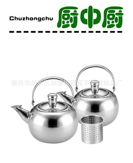 不銹鋼小婦人提壺小茶壺圖片