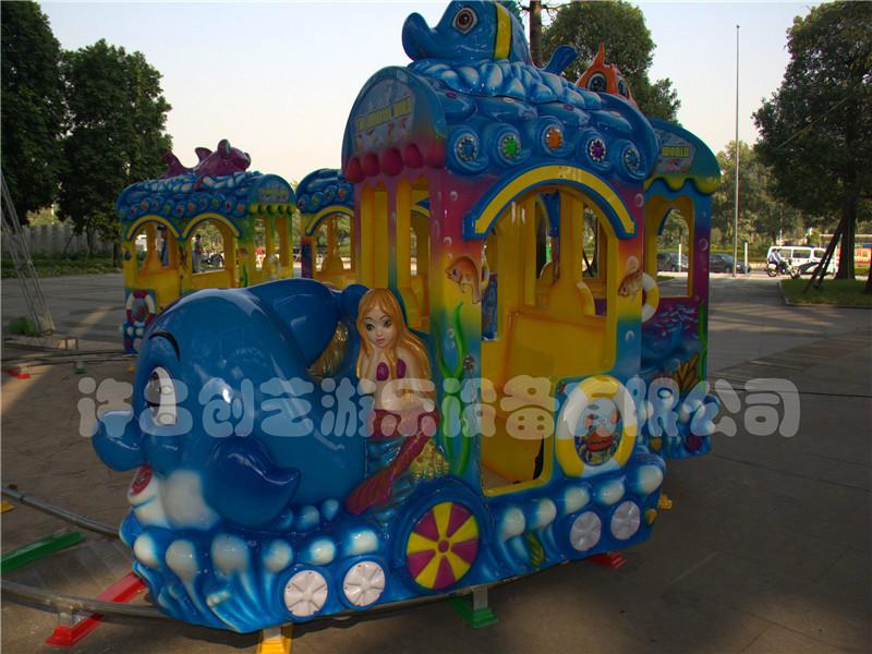 創(chuàng)藝游樂小火車公園游樂設(shè)備圖片