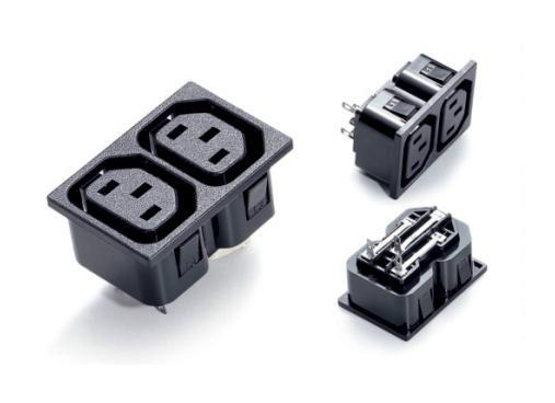 供應二聯電源母座