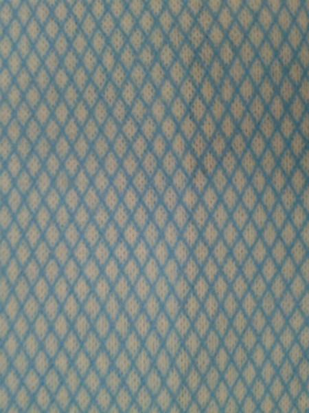 13目菱形交叉水刺無紡布百潔布卷材圖片