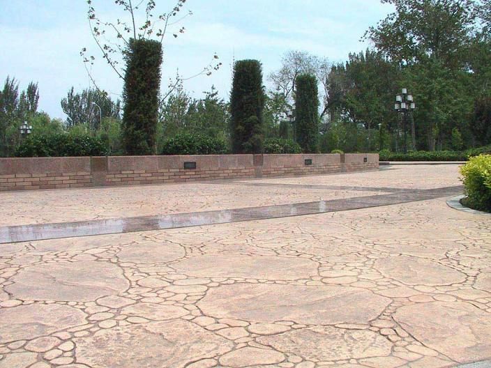 供應(yīng)無(wú)錫彩色混凝土壓花地坪壓印地坪