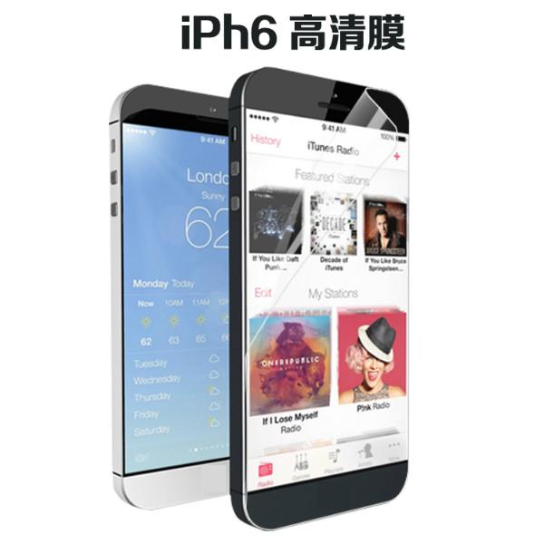 供应IPHONE6手机保护膜，高透防刮保护膜　IPHONE6手机贴膜