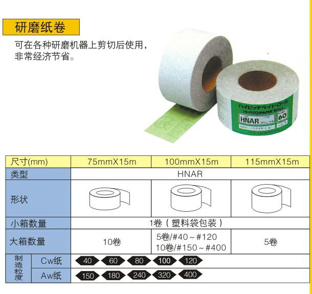 日本三共理化学研磨带图片