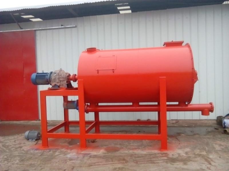 供應(yīng)膩?zhàn)臃蹟嚢铏C(jī)干粉砂漿混合設(shè)備*碳鋼1噸/批螺旋輸送機(jī)上料
