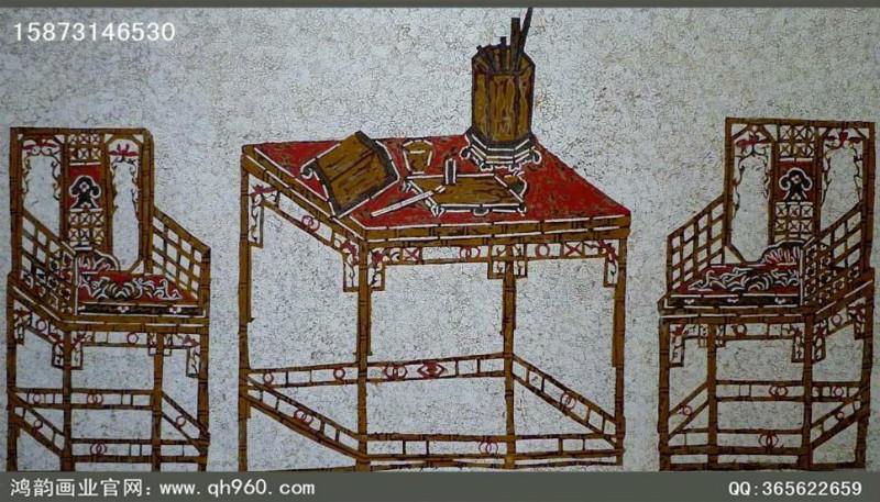 供應室內手繪壁畫應