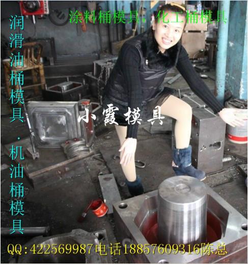 供應注射模具15L潤滑油桶塑料模具