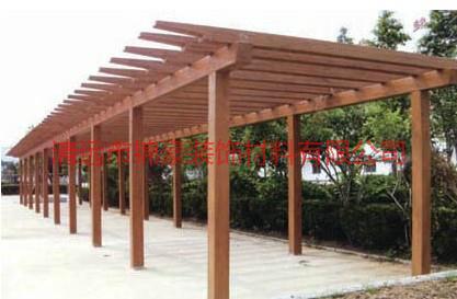 供應廣東清遠仿木廊架