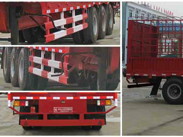 供應(yīng)倉柵半掛運(yùn)輸車倉欄運(yùn)輸車