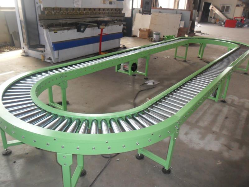 轉(zhuǎn)彎滾筒輸送機圖片
