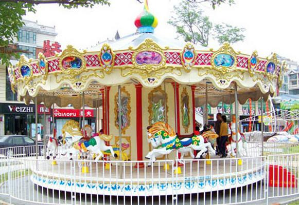 供應(yīng)廠家直銷：時尚豪華轉(zhuǎn)馬簡易轉(zhuǎn)馬*錢的游樂設(shè)備