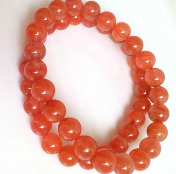 供應(yīng)*福源水晶南紅手鏈?zhǔn)磷蛹t瑪瑙手鏈