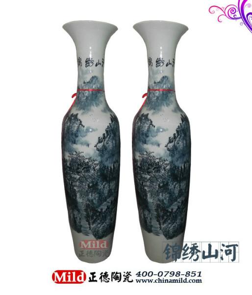 供應手繪青花瓷花瓶定制 喬遷新居陶瓷花瓶