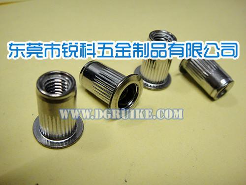 供應(yīng)平頭圓柱不銹鋼國(guó)標(biāo)鉚螺母圖片/供應(yīng)平頭圓柱不銹鋼國(guó)標(biāo)鉚螺母樣板圖 (3)