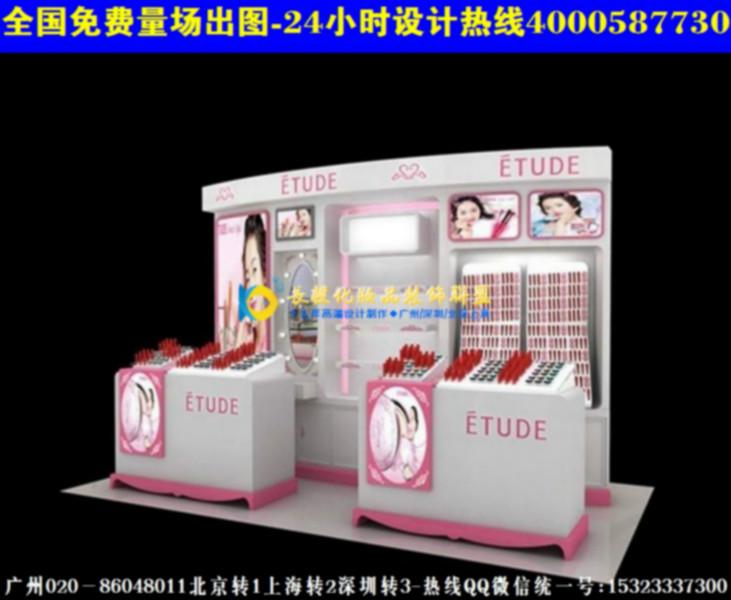 小化妆品店橱窗货架展柜风格CN46图片