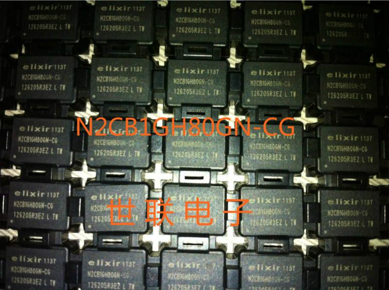 供应N2CB1GH80GN-CG ELXIR品牌 显存核心，N2CB1GH80GN-CG现货