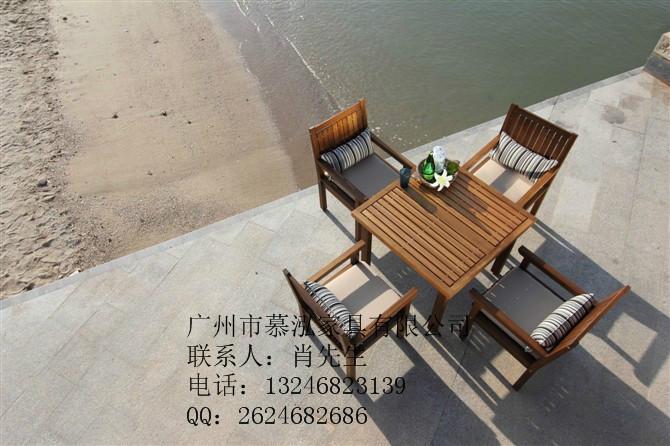 供應(yīng)戶外實木家具,廣東休閑桌椅，廣東木制戶外家具