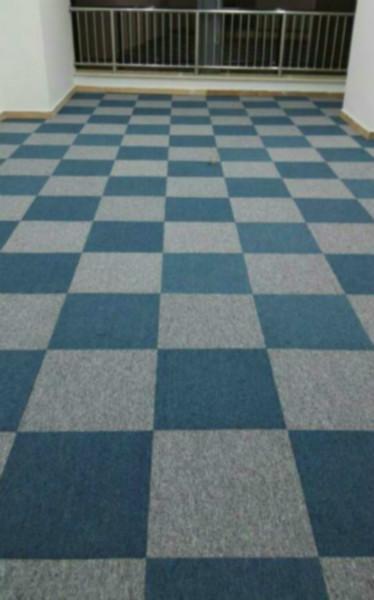 供應青島辦公室PVC方塊地毯