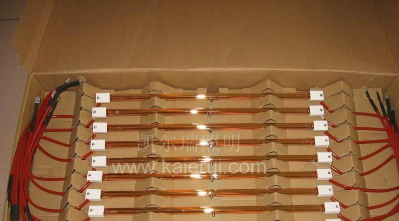 供應(yīng)220V1000W鍍金加熱管 紅寶石加熱管 半鍍白反射加熱管