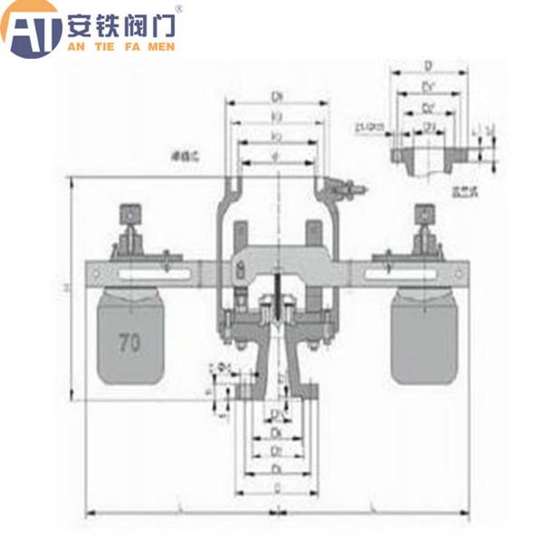 GA44H锅炉和压力容器双杠杆安全阀图片