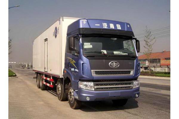 供應(yīng)解放途V9.6米保溫車價(jià)格