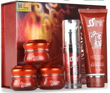 供應(yīng)笑影冬蟲夏草五合一 笑影五合一美白祛斑霜護(hù)膚化妝品