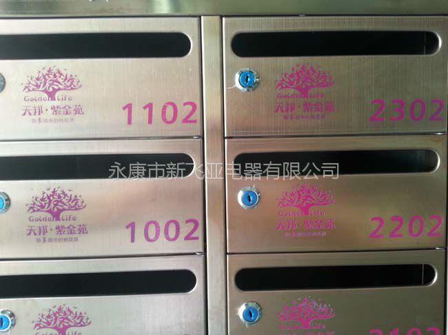 不銹鋼住宅信報箱圖片