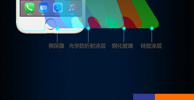 防蓝光手机膜 抗蓝光钢化膜 优泡
